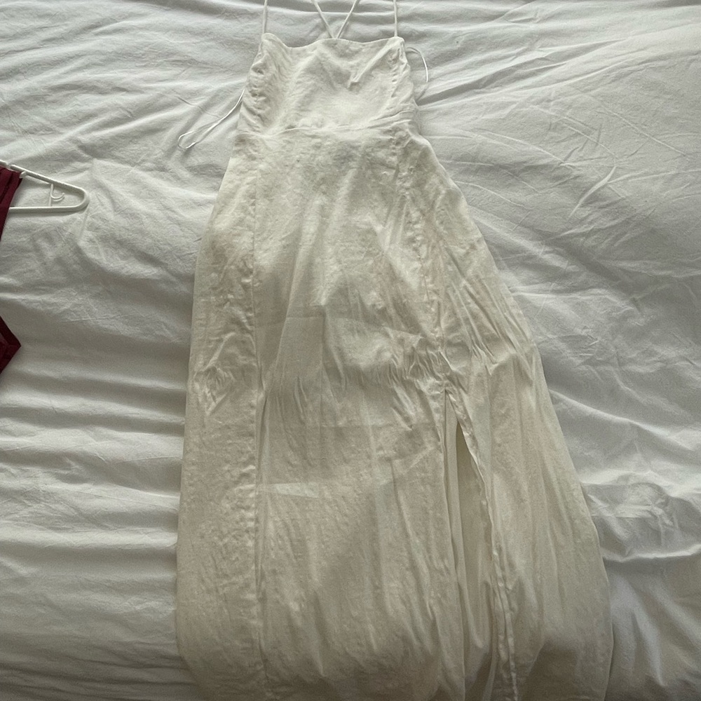 Zara linen midi dress